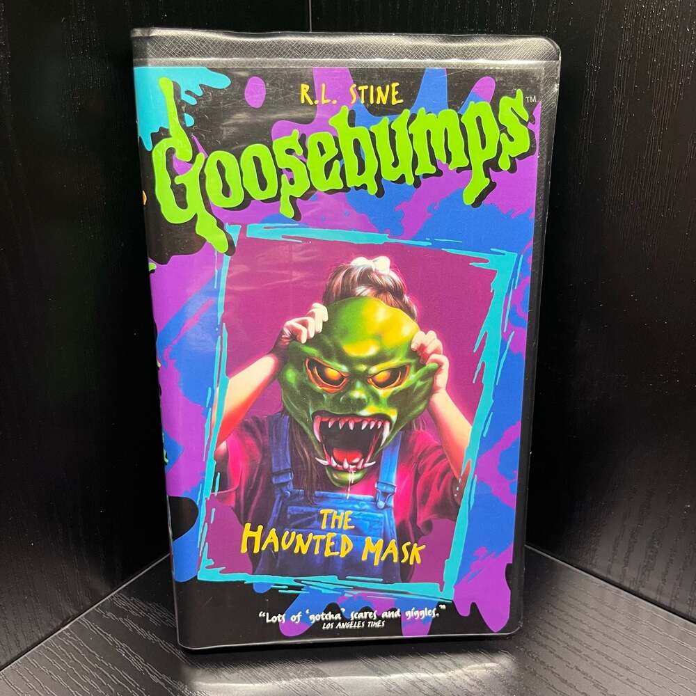 Goosebumps The Haunted Mask VHS + HorrorLand/Scarecrow DVD Lot-TESTED/Case Wear